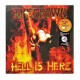 THE CROWN - Hell Is Here LP, Orange & Red Marbled Vinyl, Ltd. Ed. Numbered