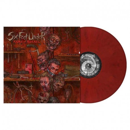 SIX FEET UNDER - Killing For Revenge LP, Vinilo Crusted Blood Marbled, Ed. Especial