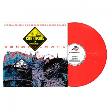 CORROSION OF CONFORMITY - Technocracy LP, Red White MarbledVinyl, Ltd. Ed. Numbered