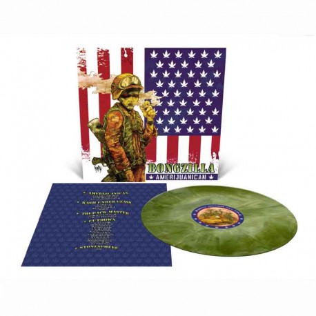 BONGZILLA - Amerijuanican LP, Custom Galaxy Merge Vinyl, Ltd. Ed.