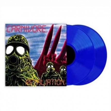 CARNIVORE - Retaliation 2LP, Blue Transparent Vinyl, Deluxe Ltd. Ed.