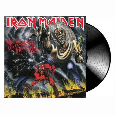 IRON MAIDEN - The Number Of The Beast LP, Vinilo Negro