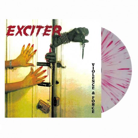 EXCITER - Violence & Force LP, Splatter Vinyl