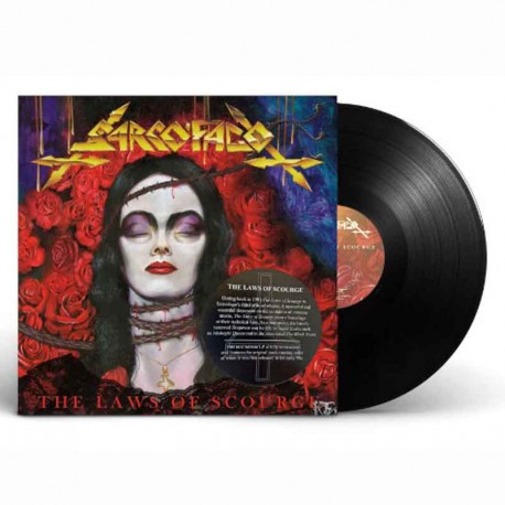 SARCOFAGO - The Laws Of Scourge LP, Vinilo Negro