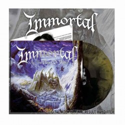 IMMORTAL - At The Heart Of Winter LP, Gold/Black Galaxy Vinyl, Ed. Ltd.