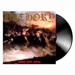 BATHORY - Blood Fire Death LP, Vinilo Negro