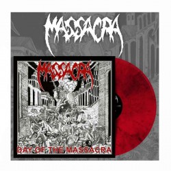 MASSACRA - Day Of The Massacra LP, Red w/ Black Marbled Vinyl, Ltd. Ed.