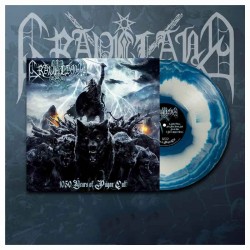 GRAVELAND - 1050 Years Of Pagan Cult LP, Aqua Blue/White Vinyl, Ltd. Ed.