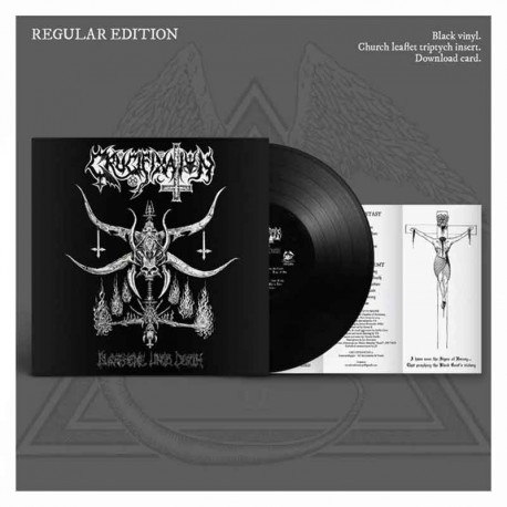 CRUCIFIXATION - Blaspheme Unto Death LP, Vinilo Negro