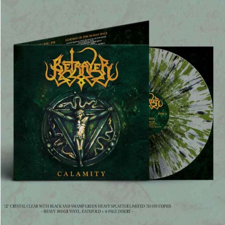 BETRAYER - Calamity LP, Vinilo Clear Splatter, Ed. Ltd.