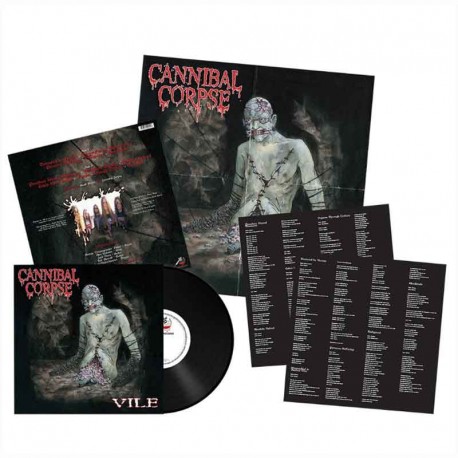 CANNIBAL CORPSE - Vile LP, Vinilo Negro