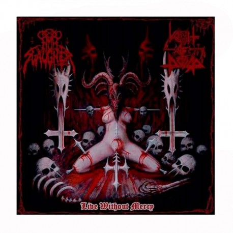 NUNSLAUGHTER/VOMIT OF DOOM - Live Without Mercy CD EP, Ed. Ltd.