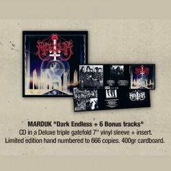 MARDUK - Dark Endless CD, DELUXE Triple Gatefold, Ed. Ltd. Numerada (PRE-ORDERS)
