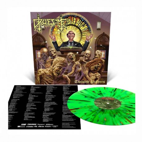 GRUESOME - Twisted Prayers LP, Vinilo Soul Sperm Splatter, Ed. Ltd.