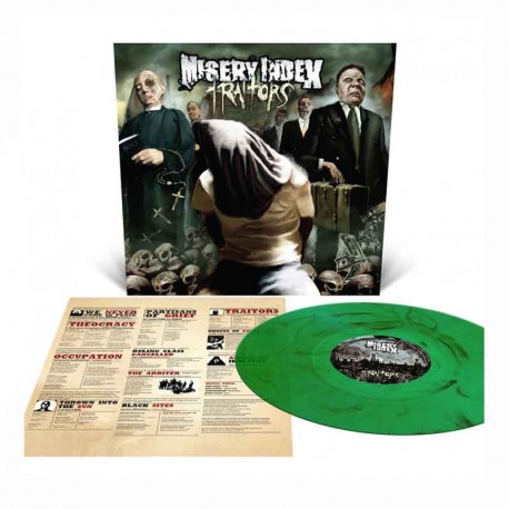 MISERY INDEX - Traitors LP, Vinilo Custom Marble, Ed. Ltd.