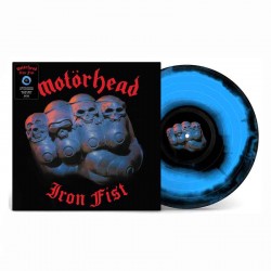 MOTÖRHEAD - Iron Fist LP, Vinilo Azul & Negro Swirl, Ed. Ltd. (40 Aniversario)