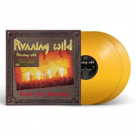 RUNNING WILD - Ready For Boarding 2LP, Vinilo Naranja, Ed. Ltd.