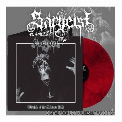 SARGEIST - Disciple Of The Heinous Path LP, Red w/ Black Marbled Vinyl, Ltd. Ed.