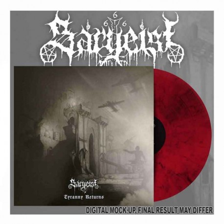 SARGEIST - Tyranny Returns LP, Vinilo Rojo & Negro Marbled, Ed. Ltd.