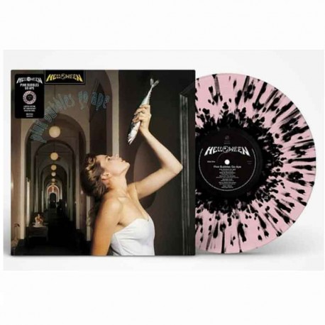 HELLOWEEN - Pink Bubbles Go Ape LP, Pink & Black Splatter Vinyl, Ltd. Ed.