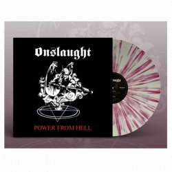 ONSLAUGHT - Power From Hell LP, Vinilo Blanco/Rojo Splatter, Ed. Ltd.