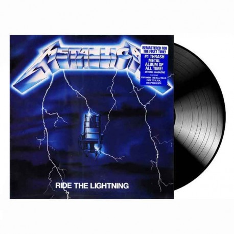 METALLICA - Ride The Lightning LP, Black Vinyl