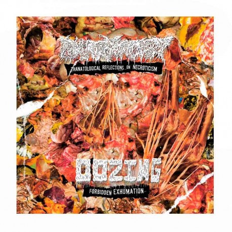OOZING/PHARMACIST - Forbidden Exhumation/Thanatological Reflections On Necroticism CD EP Split