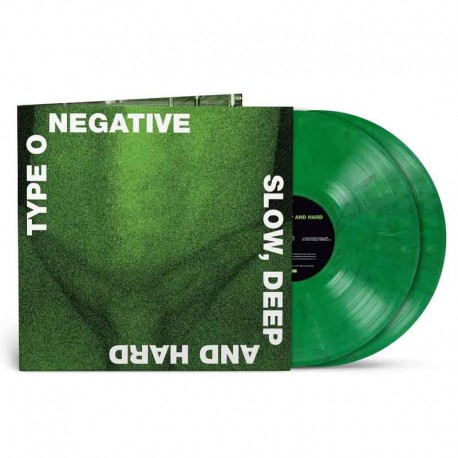 TYPE O NEGATIVE - Slow, Deep And Hard 2LP, Vinilo Green & Black Marble, Ed. Ltd.