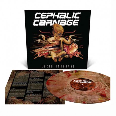 CEPHALIC CARNAGE - Lucid Interval LP, Custom Marbled Vinyl, Ltd. Ed.