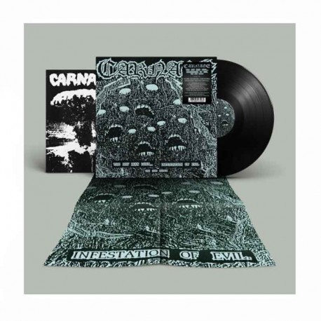 CARNAGE - The Day Man Lost... / Infestation Of Evil - The 1989 Demos LP, Vinilo Negro , Ed. Ltd.