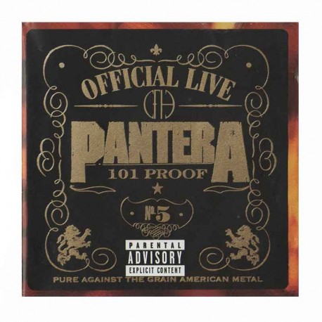 PANTERA - Official Live: 101 Proof CD