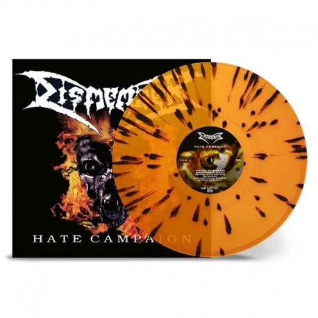 DISMEMBER - Hate Campaign LP, Vinilo Orange & Black Splatter