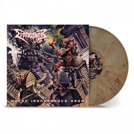 DISMEMBER - Where Ironcrosses Grow LP, Vinilo Sand Marbled