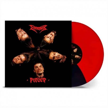 DISMEMBER - Pieces LP, Vinilo Red/Black Split