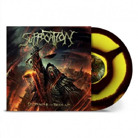 SUFFOCATION - Pinnacle Of Bedlam LP, Vinilo Amarillo/Negro Corona, Ed. Ltd.