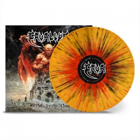 CAVALERA - Bestial Devastation LP, Orange & Red And Black Splatter Vinyl, Ltd. Ed.