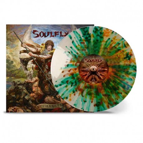 SOULFLY - Archangel LP, Natural & Green/Orange/Brown Splattered Vinyl, Ltd. Ed.