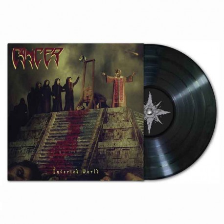 CANCER - Inverted World LP, Black Vinyl
