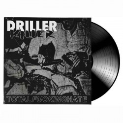 DRILLER KILLER - Total Fucking Hate LP, Black Vinyl, Ltd. Ed. Numbered