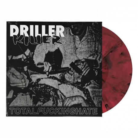 DRILLER KILLER - Total Fucking Hate LP, Vinilo Oxblood & Black, Ed. Ltd. Numerada