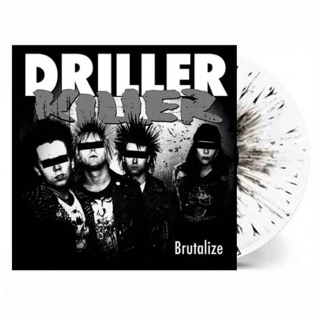 DRILLER KILLER - Brutalize LP, Vinilo White w/Black Splatter, Ed. Ltd. Numerada
