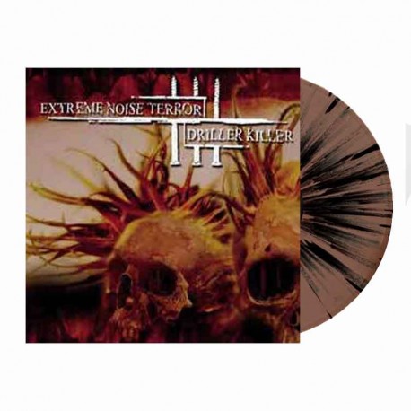 EXTREME NOISE TERROR / DRILLER KILLER - Extreme Noise Terror / Driller Killer LP, Brown/Black Splatter Vinyl, Ltd. Ed.