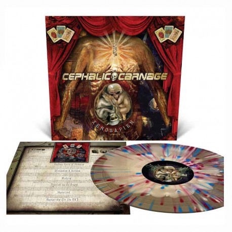 CEPHALIC CARNAGE - Xenosapien LP, Vinilo Custom Color in Color & Splatter, Ed. Ltd.