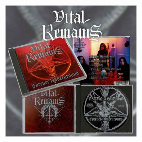 VITAL REMAINS - Forever Underground CD ( Red Cover)