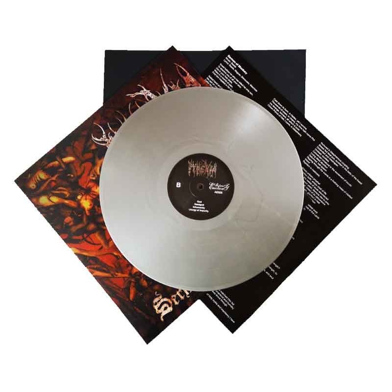 PYREXIA - Sermon Of Mockery LP Silver Vinyl Ltd. Ed.
