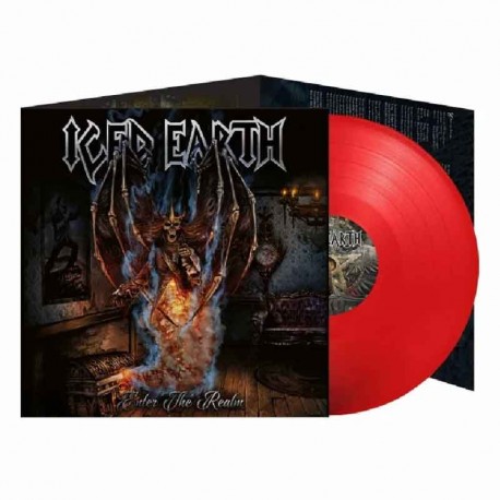 ICED EARTH - Enter The Realm LP, Red Vinyl, Ltd. Ed.