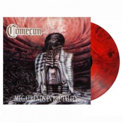 COMECON - Megatrends In Brutality LP, Vinilo Rojo & Negro Smoke, Ed. Ltd.