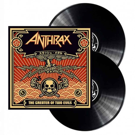 ANTHRAX - The Greater Of Two Evils 2LP, Vinilo Negro