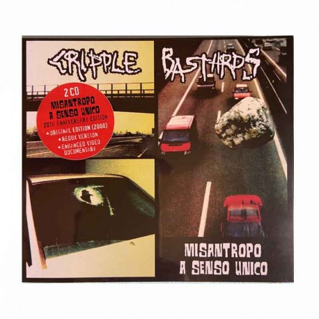 CRIPPLE BASTARDS - Misantropo A Senso Unico 2CD, Deluxe Doble Digipak