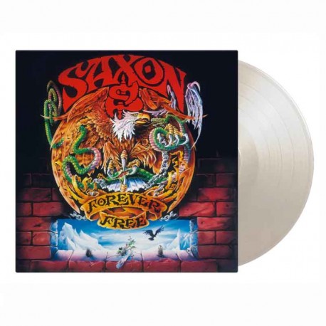 SAXON - Forever Free LP, Vinilo Blanco, Ed. Ltd. Numerada